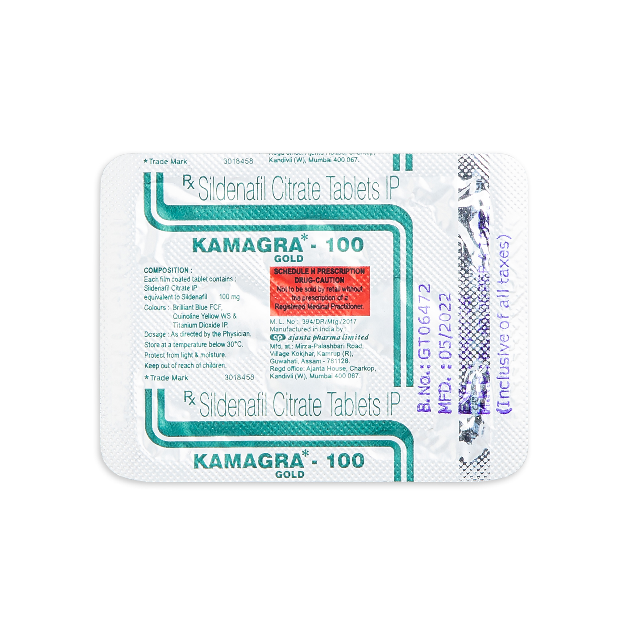 Kamagra gold 100 mg