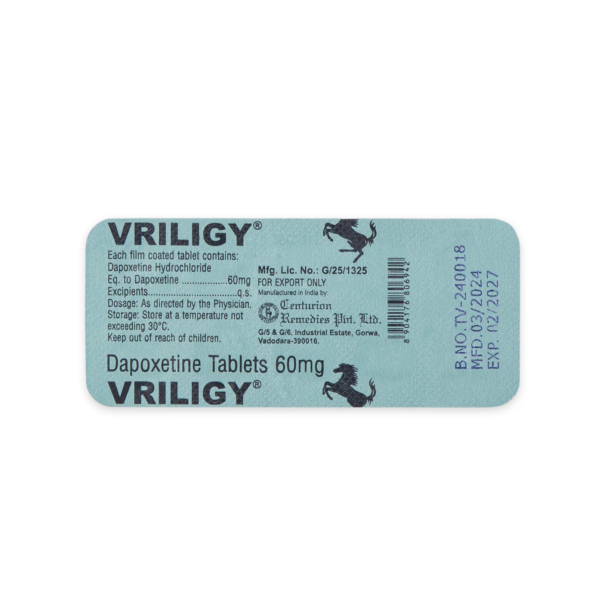 Vriligy 60 mg