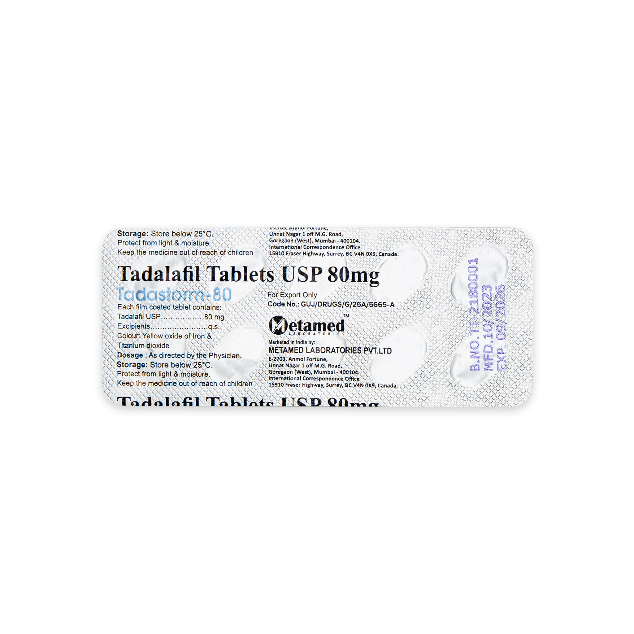 Tadastorm 80 mg