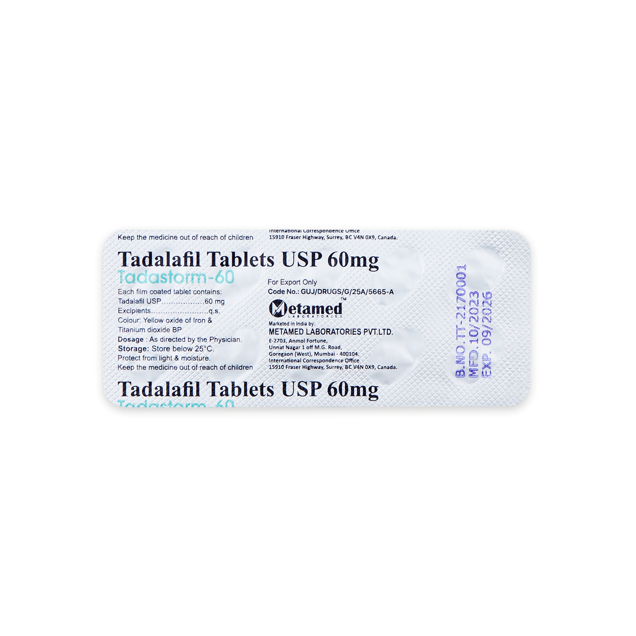 Tadastorm 60 mg