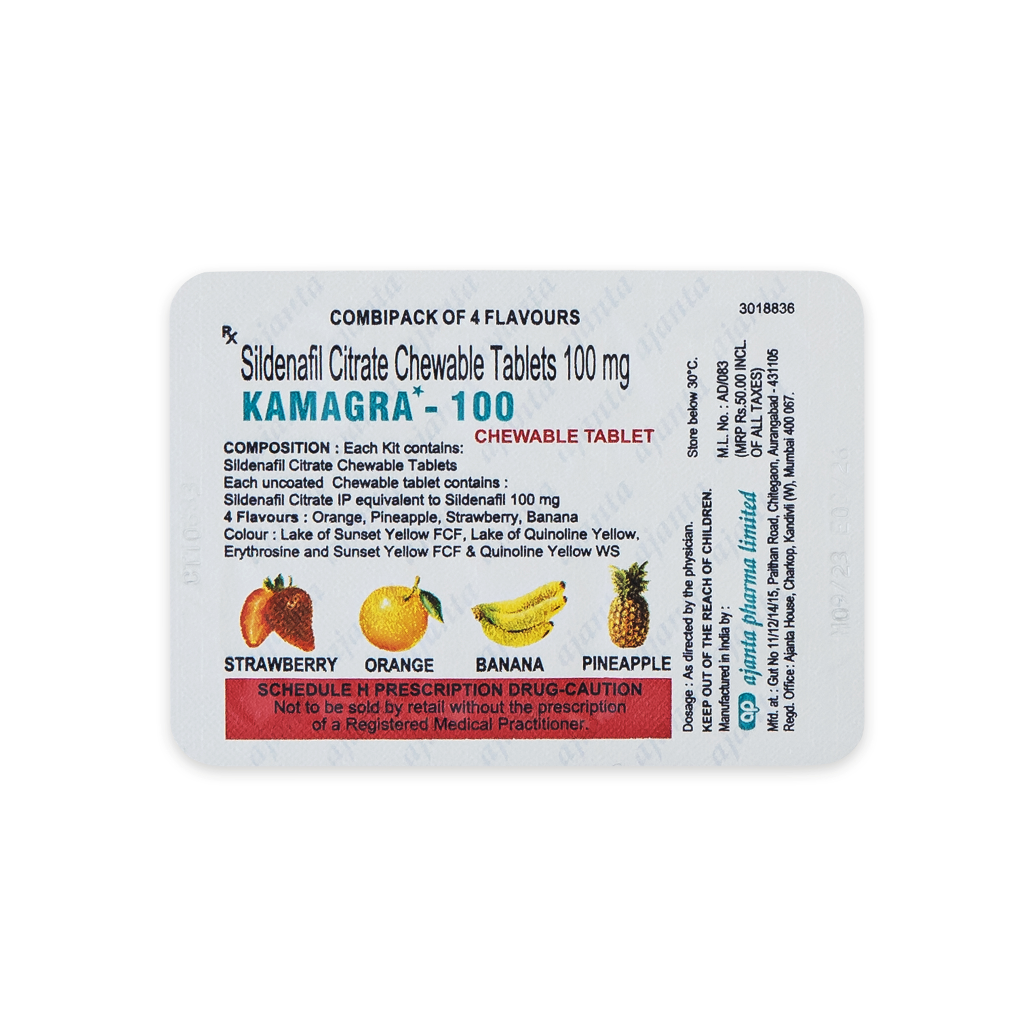 Kamagra Chewable 100 mg