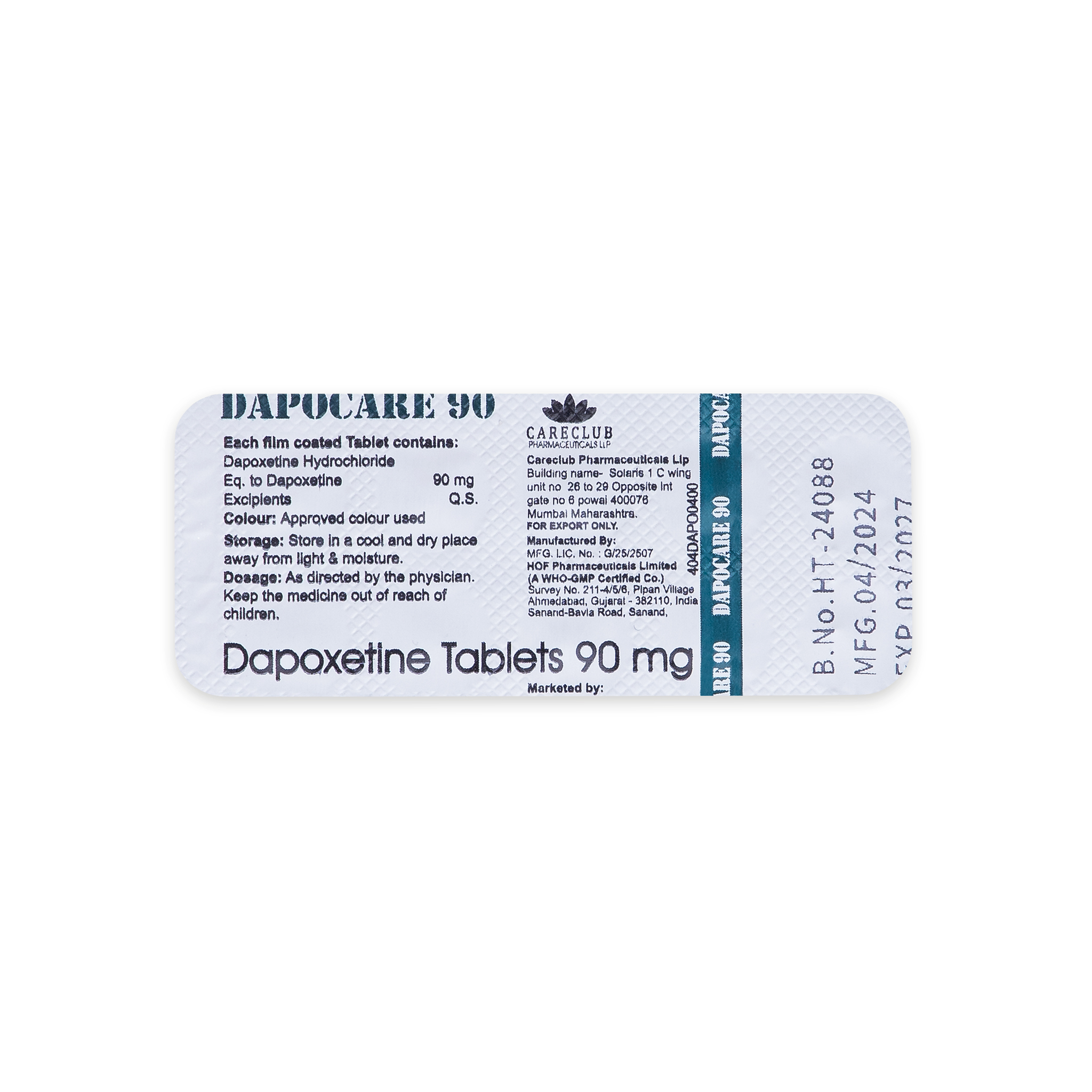 Dapocare 90 mg