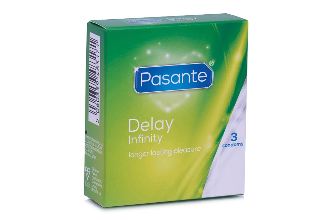 Pasante Infinity Ejaculation Delaying Condoms 3 pcs.